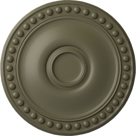 Ekena Millwork Foster Ceiling Medallion (Fits Canopies up to 5 5/8"), Hand-Painted Spartan Stone, 19 1/8"OD x 1"P CM19FOSSF